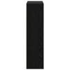 Bookshelf Black Oak Effect 80 x 30 x 114 cm Engineered Wood