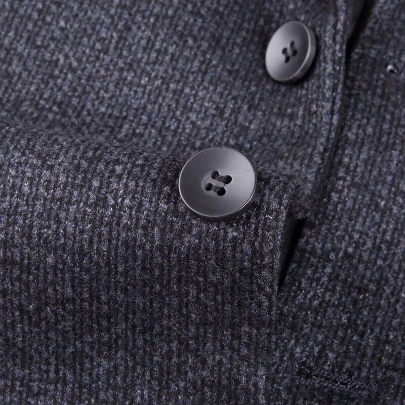 MONTAGUT Men's Silk Wool Blend Casual Suit Jacket