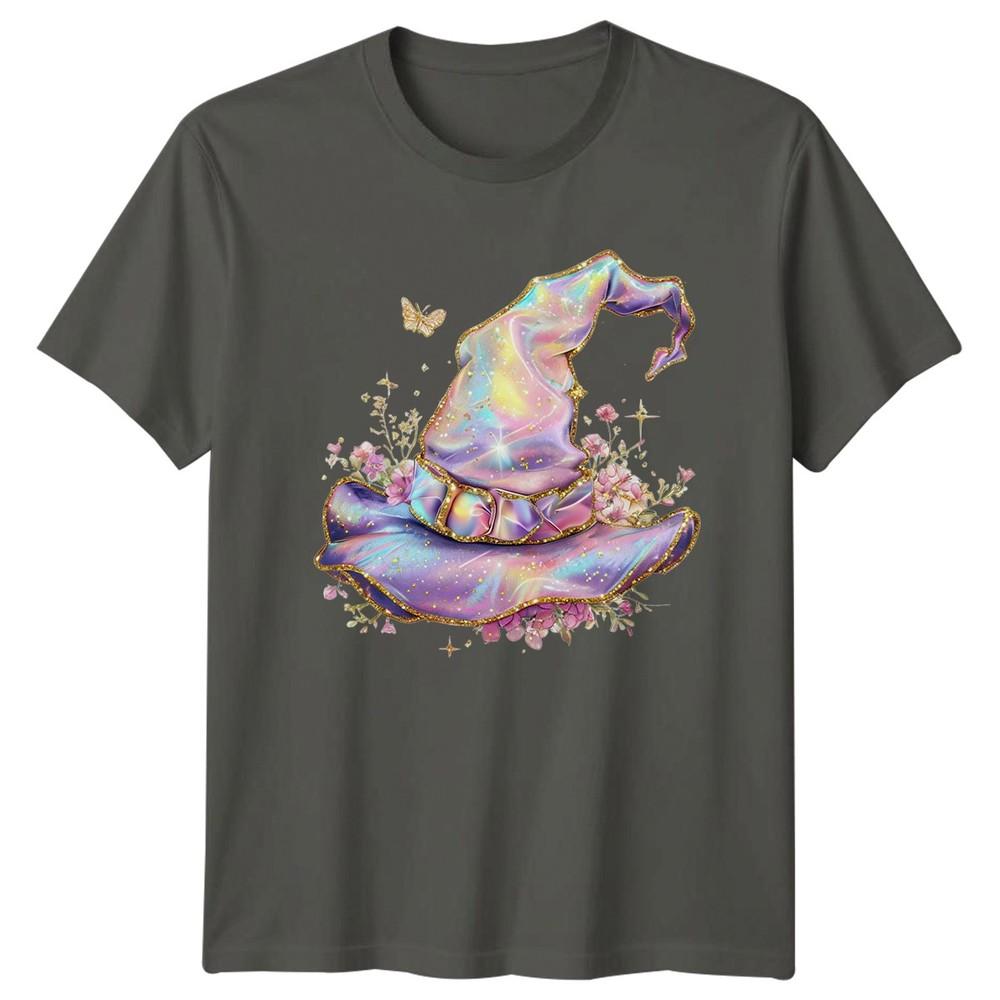 Magical Witch Hat Fantasy Watercolor Unisex TShirt Unisexs Unisexs Tee S