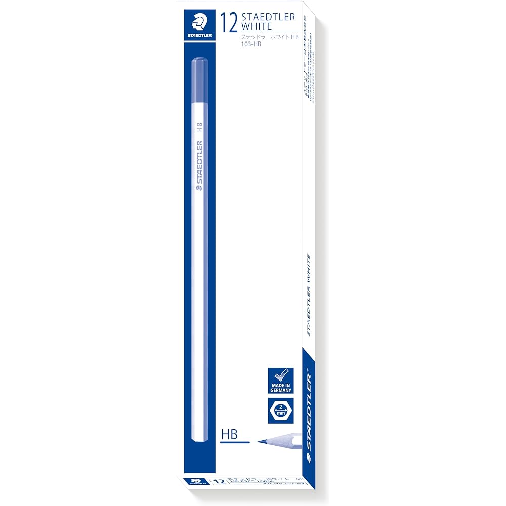 12 Staedtler Pencils HB Staedtler White Test Mark Sheets 103-HB