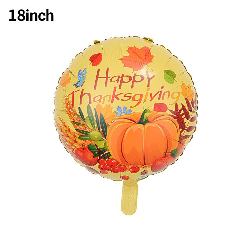 

Осенний Лист Формирование Алюминиевая Пленка Воздушный Шар Лист Украшение на День Благодарения Композиция Кленовый Лист Лист Черепахи Шишки Тыква Воздушный Шар 18-Inch Thanksgiving Pumpkin Ball