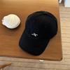 American embroidered letter baseball cap female simple casual versatile face small sun hat big head circumference peaked cap male