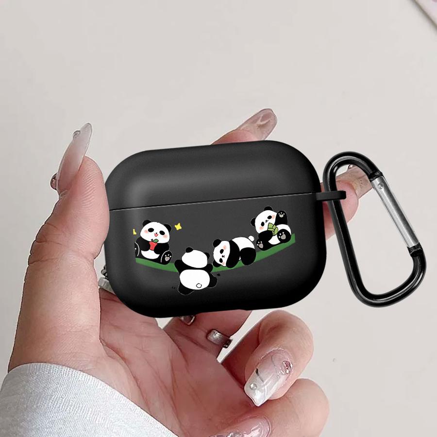 Cartoon Cute Panda Case For Airpods Pro3 Pro 4 2 3 1 Pro2 Earphone Cases Cover