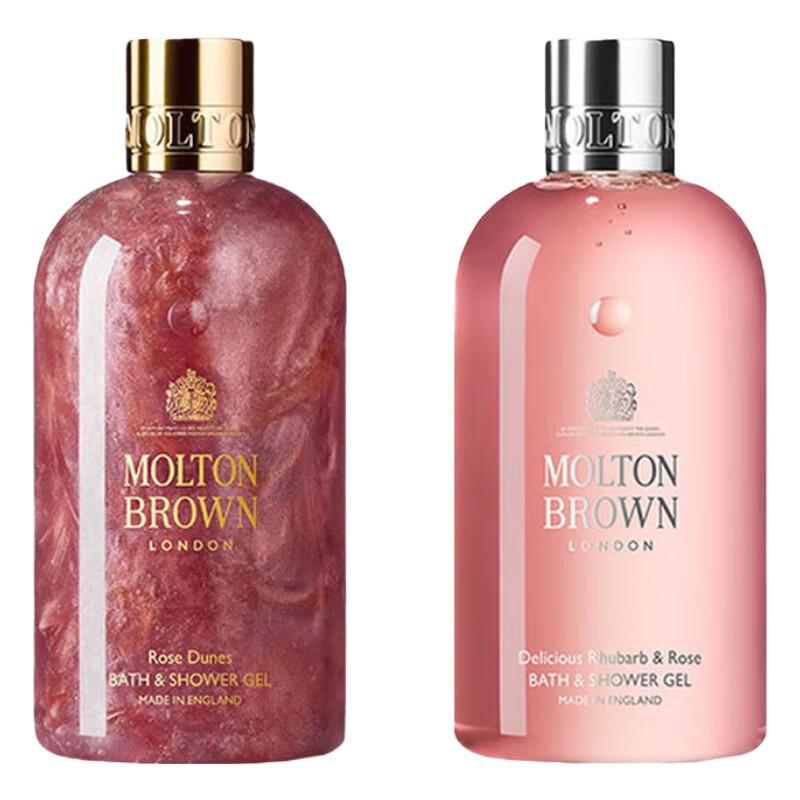 Molton Brown Desert Rose & Rhabarberrose Bade- und Duschgel Duo
