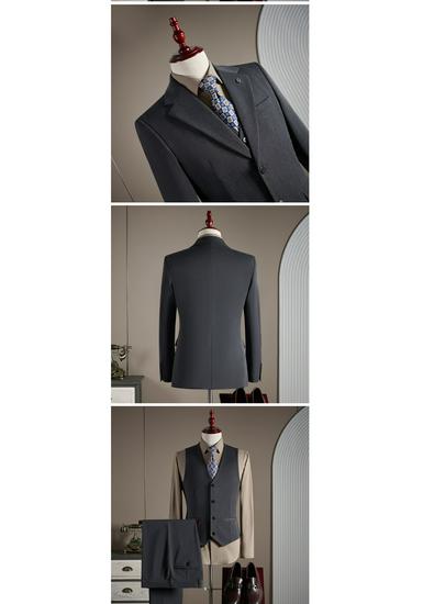 Elegant Plus Size Heren Italiaans Enkelrijdig Zakelijk Casual Pak voor Bruiloften