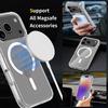 Clear MagSafe Magnetic Shockproof Phone Case for iPhone 16 15 14 Pro Max TPU+PC Protective Cover