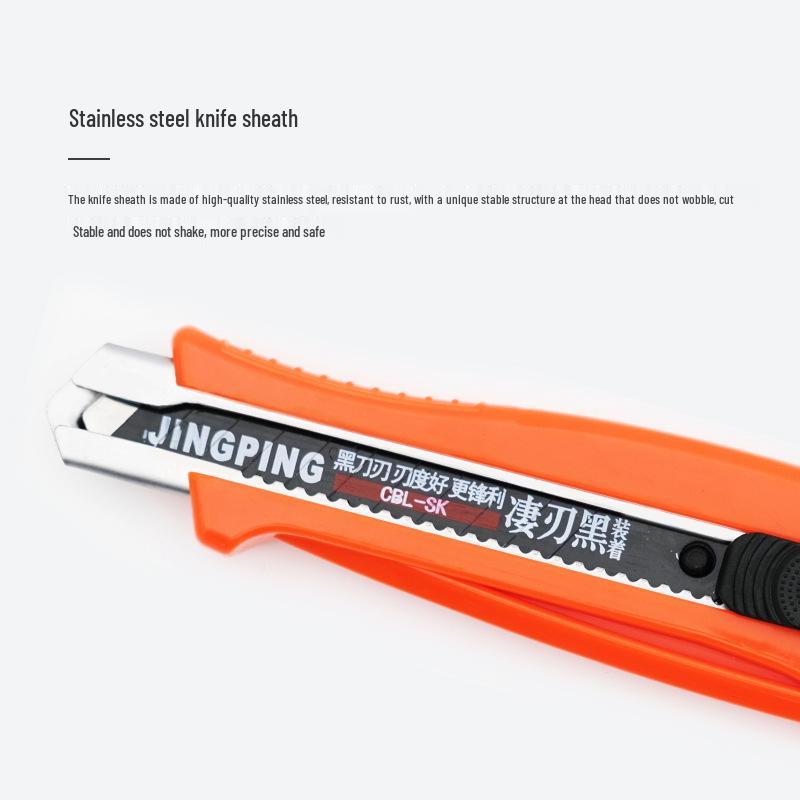 Black Blade Utility Knife for Cutting Wallpaper & Paper