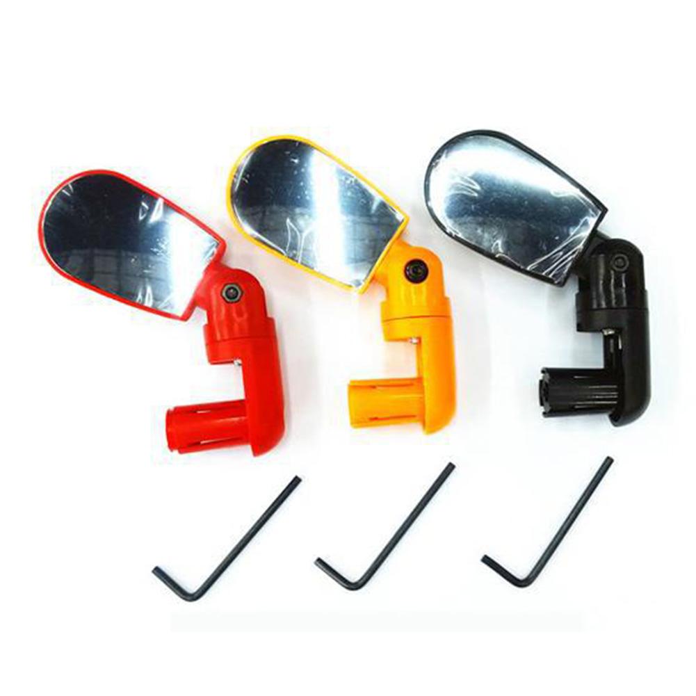 1 Paar Verstellbarer Rückspiegel ABS Für Mountainbikes Rückspiegel Flachspiegel Für Fahrradmontage Ersatzteile