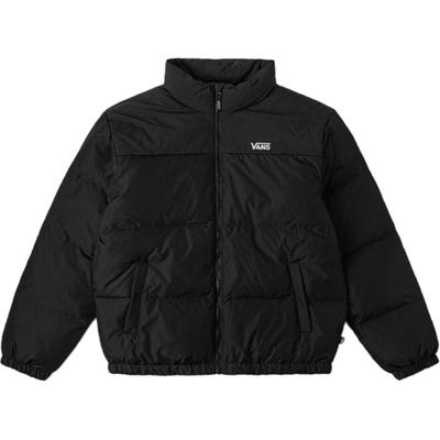 Veste en duvet douce et confortable à manches longues zippée Vêtement d'extérieur unisexe Noir VN000P30BLK