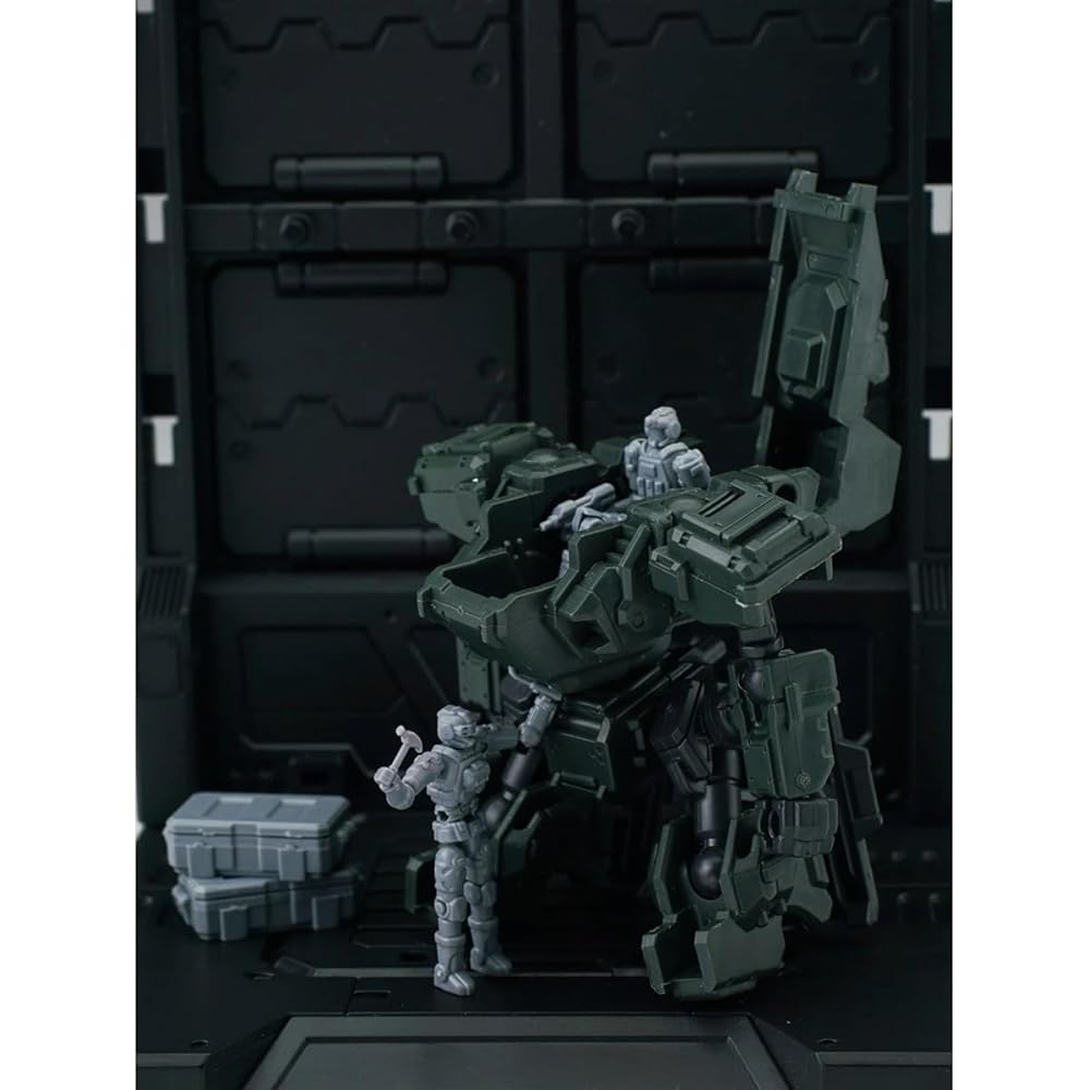 HiPlay Chieftain Continent 3-Minute Plan Series Mobile Unit Team Set of 6 Approx. 3cm Color-Coded Plastic Model Assembly Kit