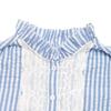 2026 Mode Europäisch & Amerikanisch Damen Fledermausärmel Spitze Patchwork Gestreifter Cardigan