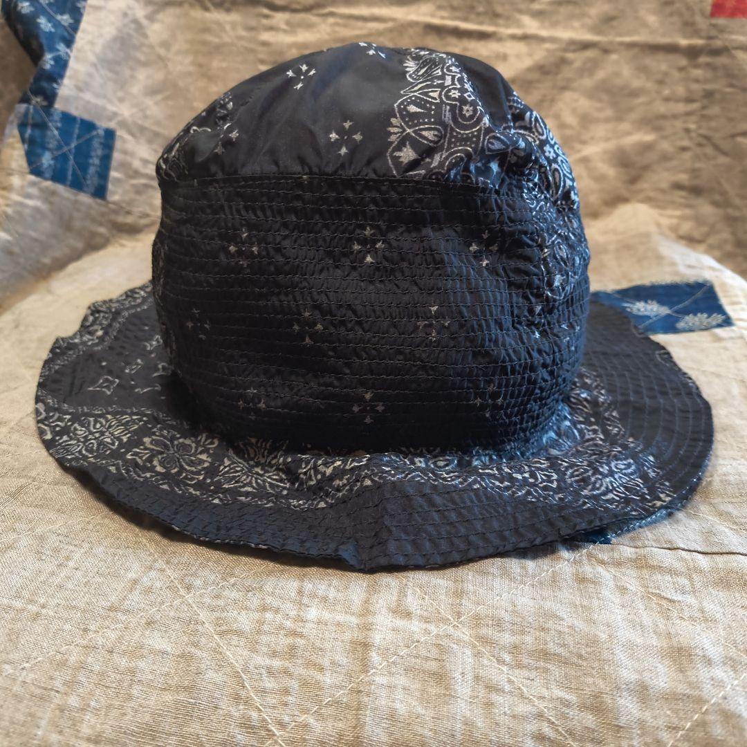 Used KAPITAL bucket hat bandana pattern black rare
