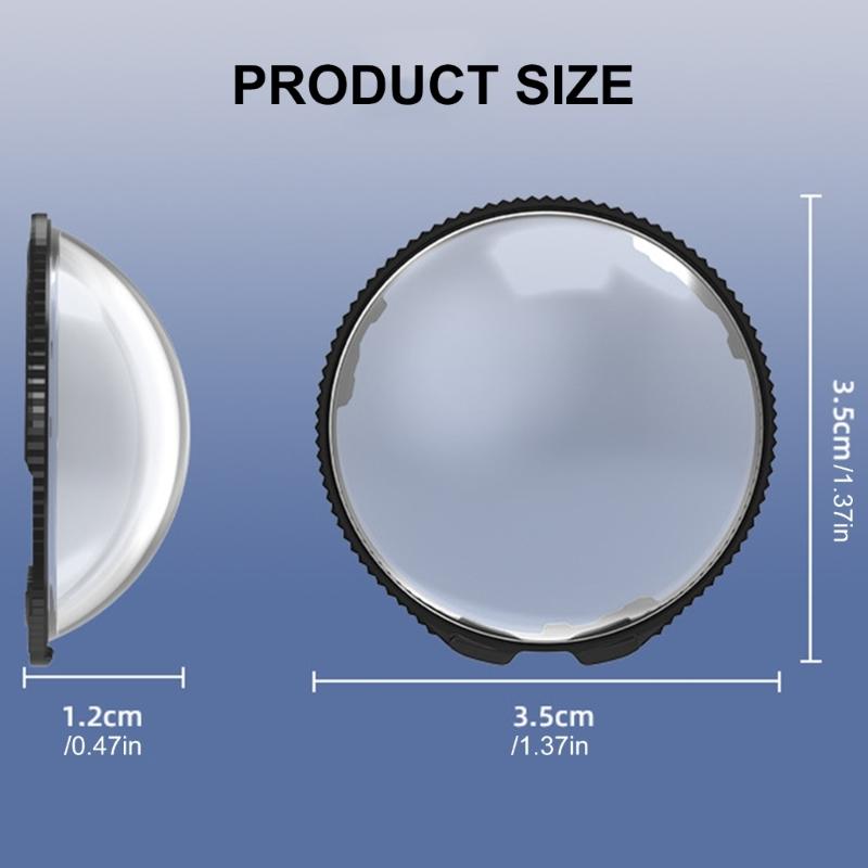 AntiScratch Lens Protectors for X5 Action Cameras High Definition Opticals Glass With Toolless Installation