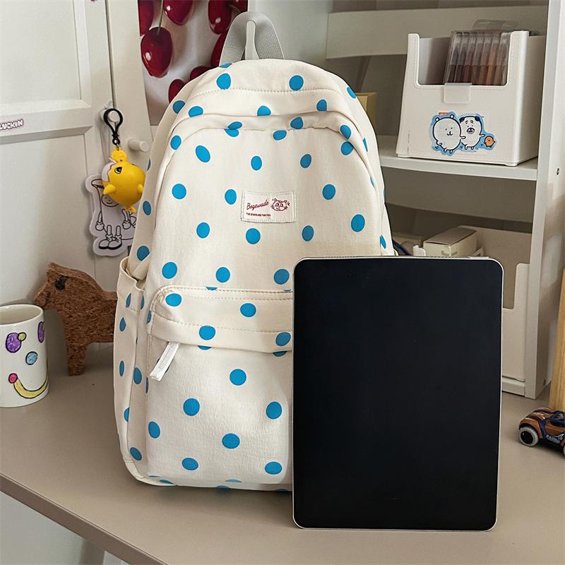 Pendler Rucksack Damen Punkt Rucksack Schüler Schultasche