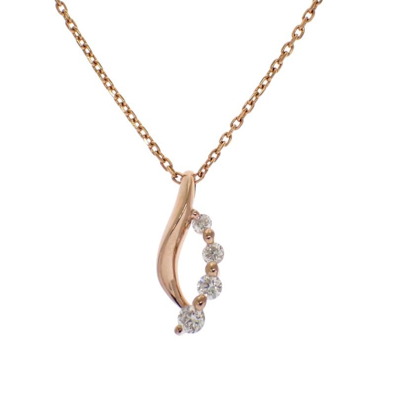 STAR JEWELRY  Necklace K18 Pink Gold Women