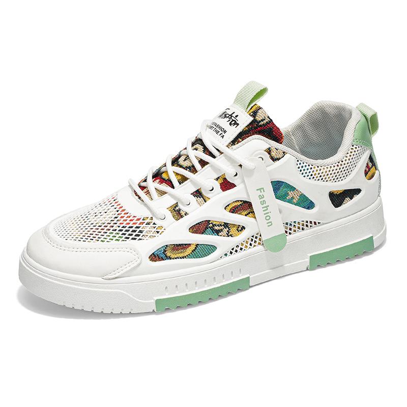 Letní prodyšné pánské boty deodorantní duté říční síťované boty pánské outdoorové boty pro volný čas pánské protiskluzové boty na prkno