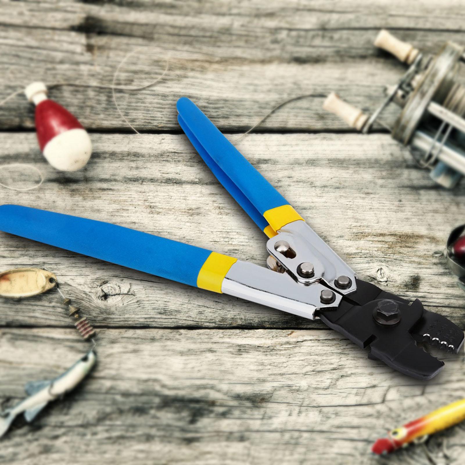 

High Carbon Steel Fishing Plier Wire Rope Crimping Tool Crimpers Swager for Crimp Sleeves