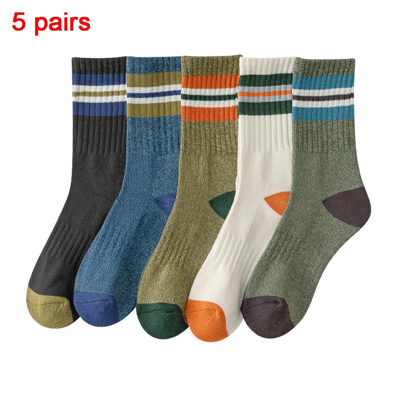 

5 Pairs of Men s Thick Warm Winter Socks Comfortable Long Athletic Socks for Cold Weather One Size