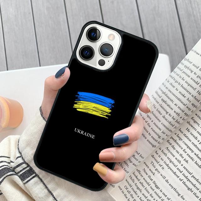 U-kraine Flag Phone Case For iPhone 17 Air 16 16e 15 14 Plus 11 12 13 Pro Max Soft Bumper Shell Cover Coque
