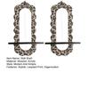 Yousheng Wooden Wall Floating Shelves Leopard Print Decorative Shelf Wall Mounted Planter Display Rack with Acrylic Mirror for Living Room Entryway