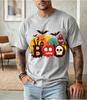 Halloween Ghost Witch Hat Pumpkin Tshirt Spooky Bats Haunted House Boo Soft And Comfortable Classic Fashion Highquality