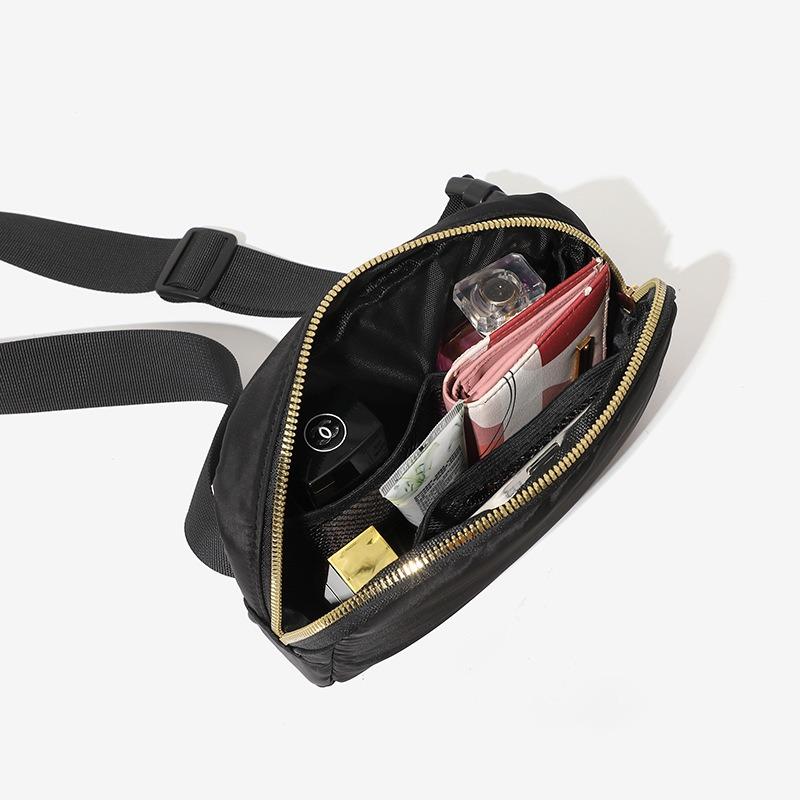 New Solid Color Fanny Pack Women's Sports Running Mobile Phone Breast Bag Fashionable Outdoor New Wallet