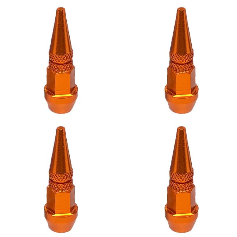 1/4Pcs Bullet Valve Caps Car Motorcycle Wheel Tire Valve Caps Dustproof Cover 45mm Spiked Valve Caps Auto Exterior Accessories
