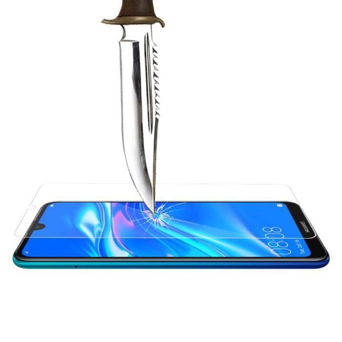 Film de protection - VCOMP - Huawei P Smart (2019) - Verre Trempé - Résistant aux rayures - Transparent
