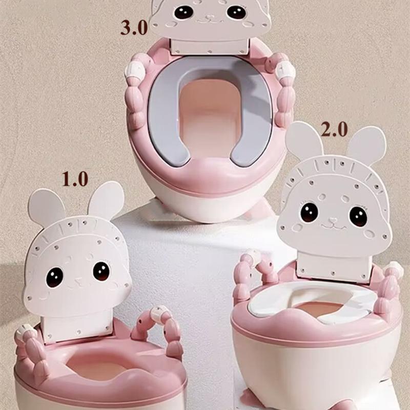 Cute Rabbit Portable Potty Portable Baby Toilet Training Seat Child Pot Training Girls Boy Potty Kids Chair Toilet Seat Pot