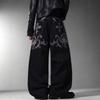 Mens Loose Straight Fit Denim Jeans Hip Hop Gothic Streetwear Casual Pants Cotton Blend
