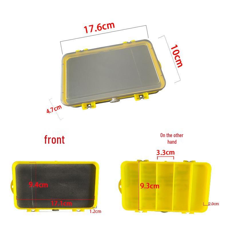 Double-Layer Fishing Lure Box - Tackle and Accessory Storage
