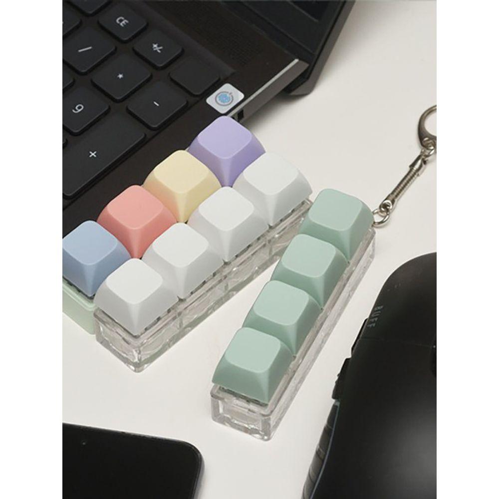 

briskstyle эмоциональный пастельный брелок для ключей, держатель для ключей, брелок, кликер white