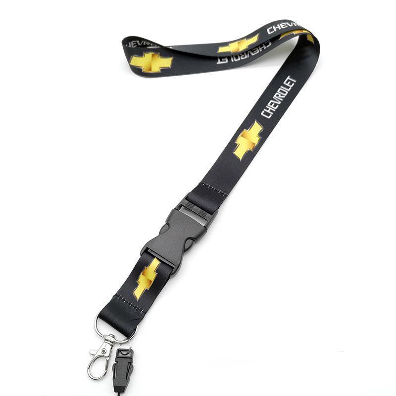 

For Chevrolet CRUZE AVEO MALIBU CAPTIVA Cavalier COLORADO IMPALA LACETTI Car Keys Holder Lanyard Phone Neck Straps Accessories чорний