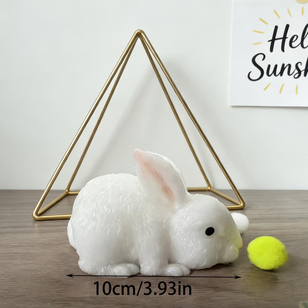 Festive Rabbit Squeeze Toys Playsets, Adorable Desktop Decor, Relaxing Stress Relief for Holiday Gift Presents Party Favors