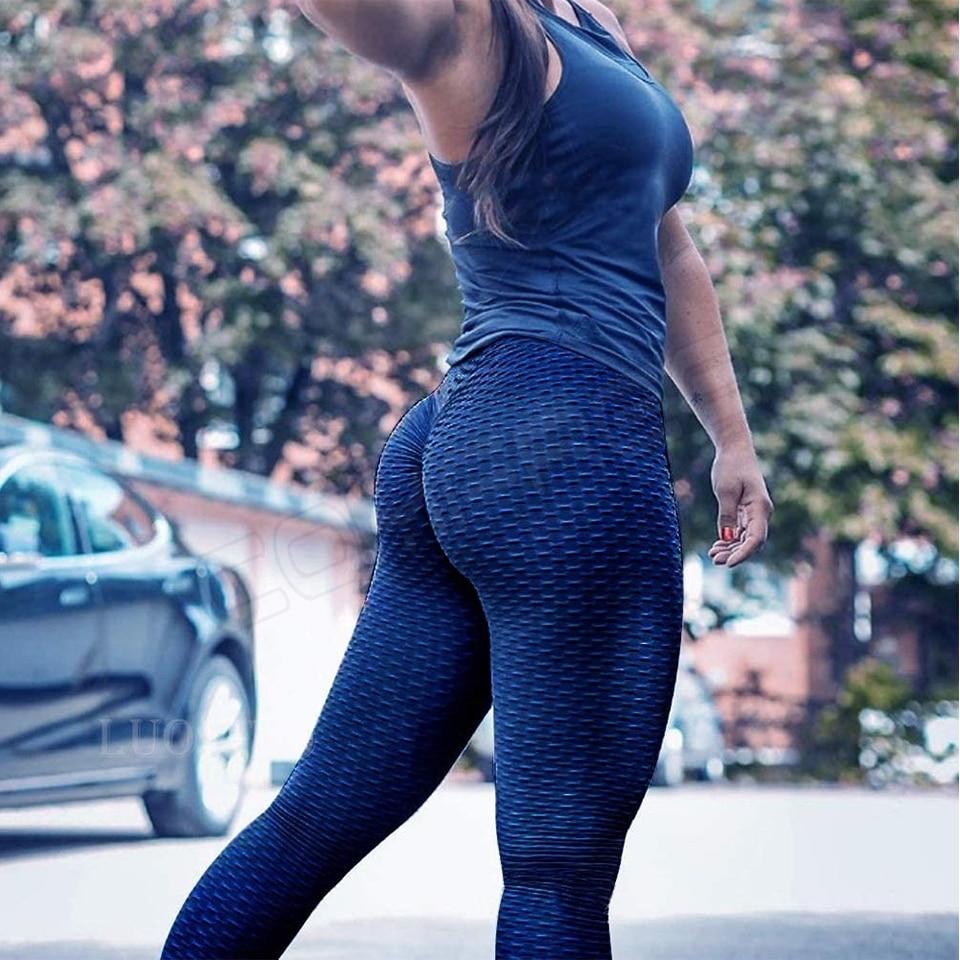 Botín Pantalones de Yoga Mujer Cintura Alta Sin Costuras Leggings Ruched  Butt Lifting Mallas Texturizadas Gimnasio Fitness Entrenamiento Legging  comprar a buen precio — entrega gratuita, reseñas reales con fotos — Joom
