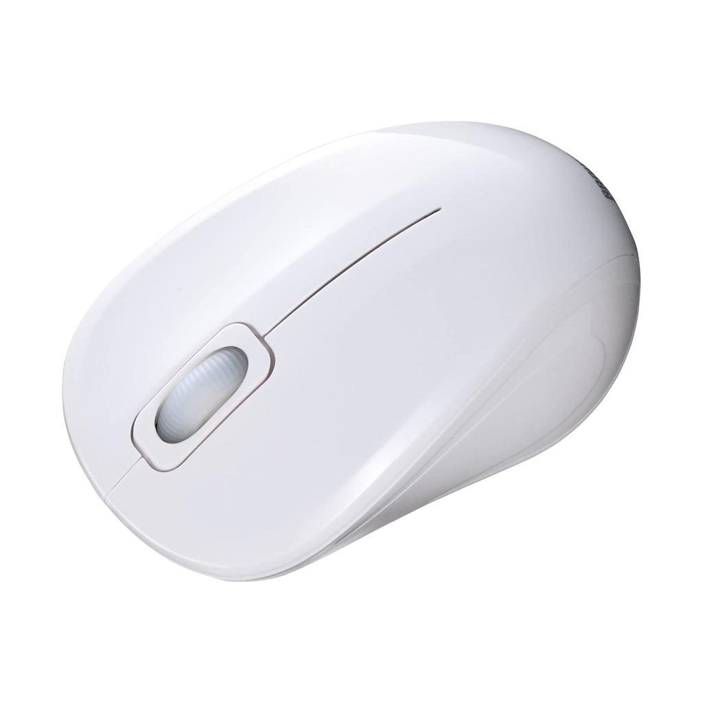 Sanwa Supply - Silent Bluetooth Blue LED Mouse (White) MA-BBSK315W