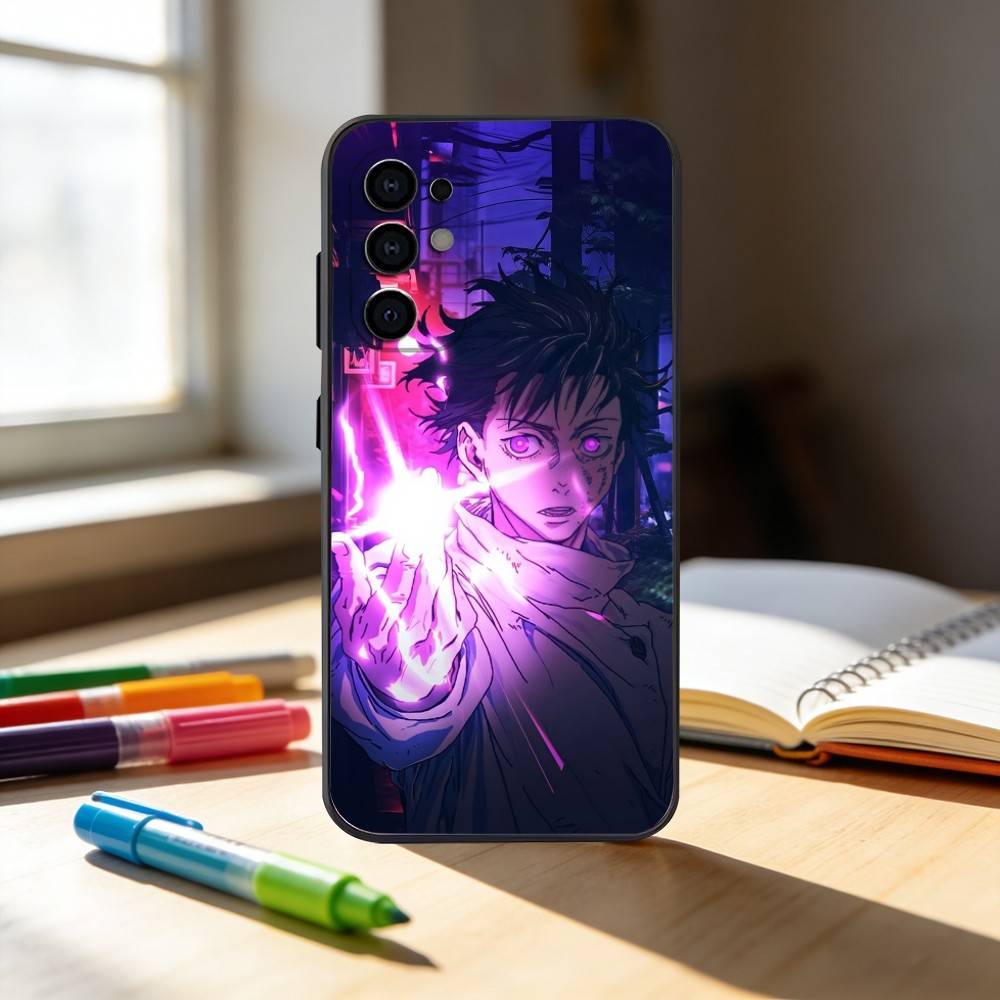 Okkotsu Yuta Jujutsu K-Kaisen Phone Case For Samsung S25,S24,S21,S22,S23,S30,Ultra,S20,Plus,Fe,Note,10,9,5G Black Cover