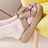 Slippers Women's 2025 New Fashion Versatile Casual Soft Sole Temperament Thick Sole Heightening Non-slip Comfortable Sandals Women