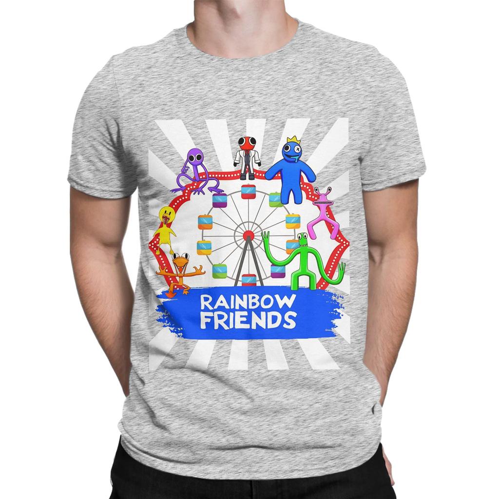 Rainbow Gaming Friends Odd World Funny Graphic 100 Cotton TShirt Rainbow Gaming Friends Tops Tees For Unisex