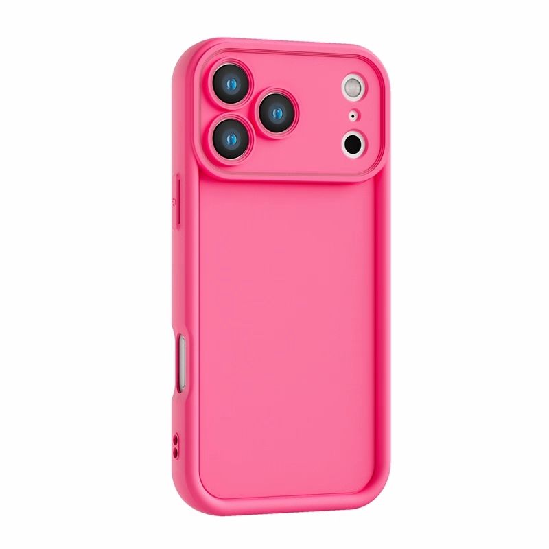 Solid Color Sky Eye Staircase Simple Soft Case For iPhone 16 15 14 13 12 17 Pro Max 14 Plus 17 Air Silicone Shockproof Y2K Cover