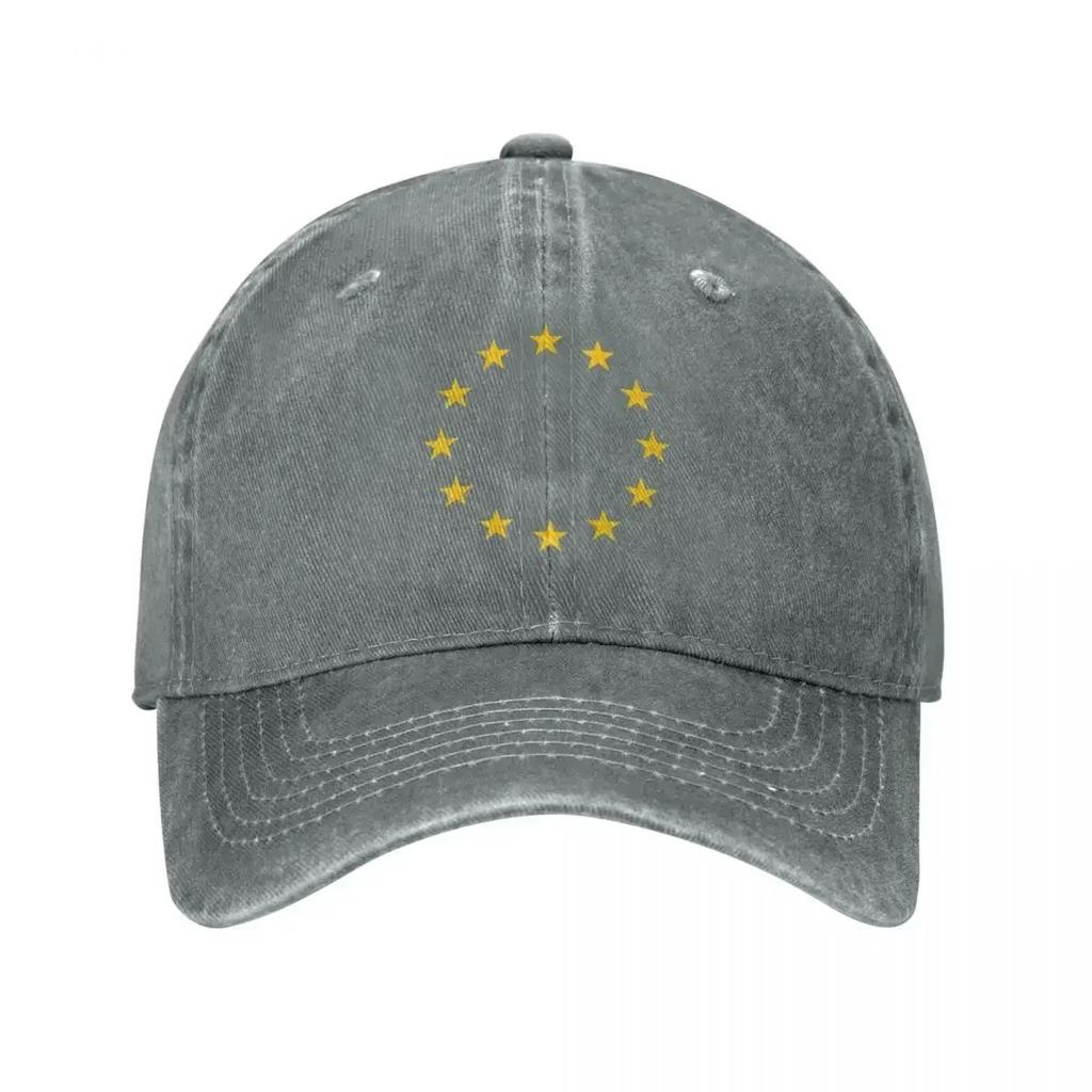 EU Europe European Union European Flag EU Stars Baseball Cap Rave Streetwear Women'S Hat Men'S