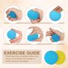 PATIKIL Hand Exercise Set of Stress Balls for Grip Strengthening and Finger Multicolor Balls, 4, Training,