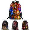 Colorful Five Nights At Freddy's Backpack Made From Easy To Clean Polyester Material