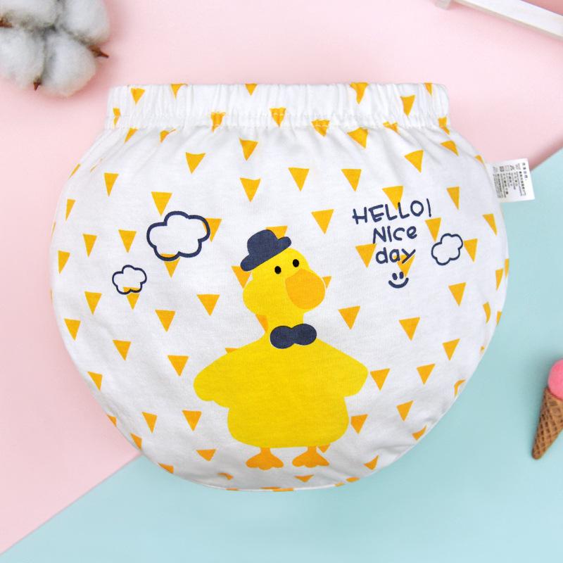 2024 Korean Style Cartoon Print Underwear Shorts for Baby Boys and Girls - Four Seasons Collection