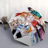 1 Stück Love Live! Automatischer Öffnungs-/Schließ-Außenschirm mit tragbarem Dreifachfalt-Design, 8-Speichen-Eisenrahmen, für den Außenbereich, für Fans, Reisende, täglichen Gebrauch,