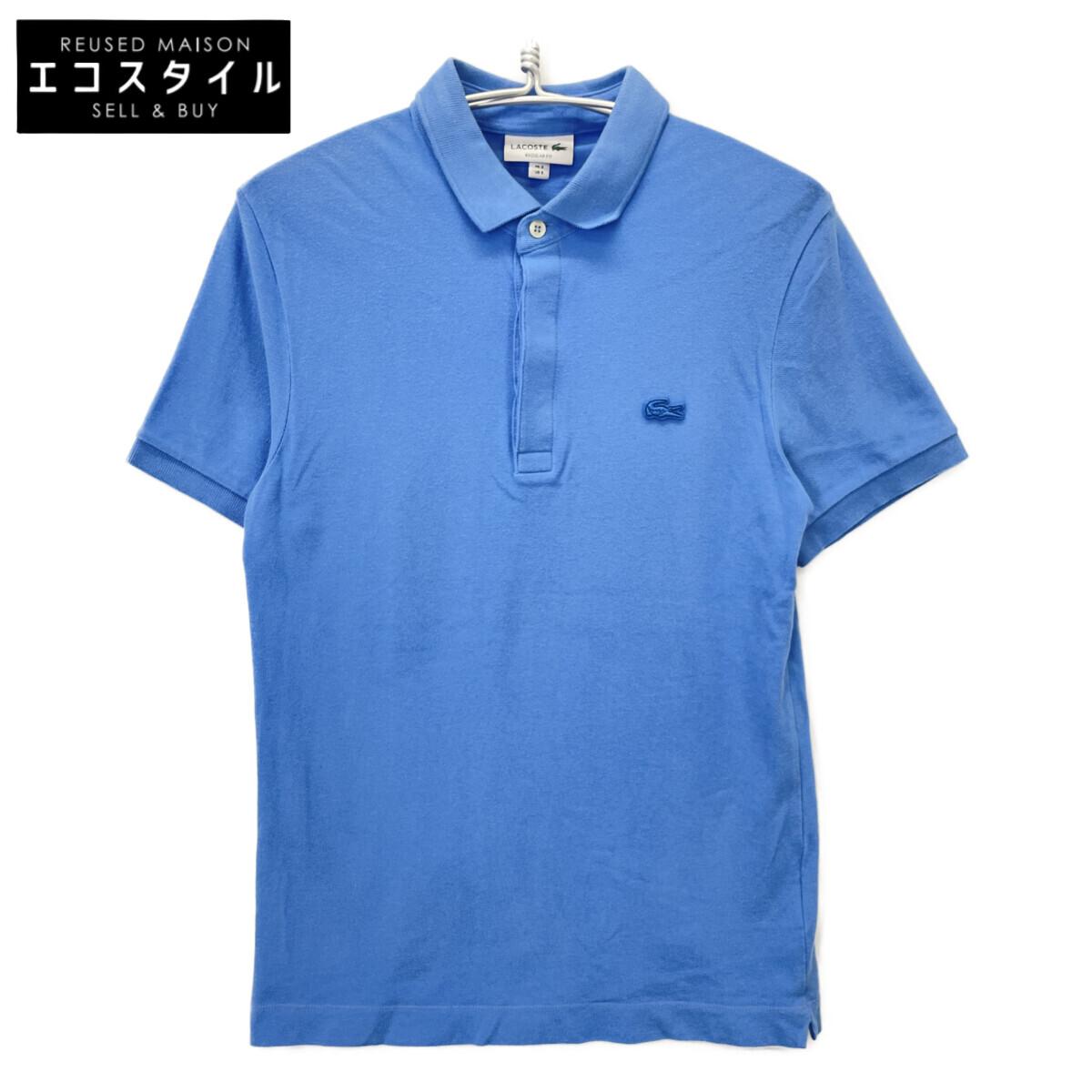 

Lacoste Light Blue PH5522L Regular Fit Stretch Pari Polo Shirt tops 3 blueUsed
