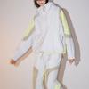 (WMNS) adidas Par Stella McCartney Haut de survêtement tissé Tailles asiatiques 'Blanc Jaune' Femme IT7528