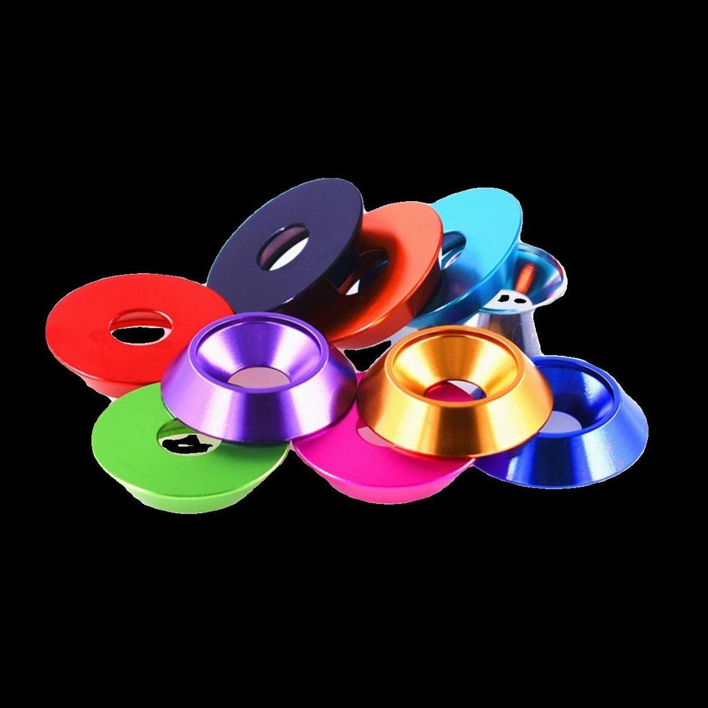 M8 Color Decorative Aluminum Alloy Countersunk Fish Eye Screw Washer