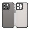 For iPhone 15 Pro Case with Screen Film WANLONFENG FD Series Skin Touch TPU PC Phone Back Cover