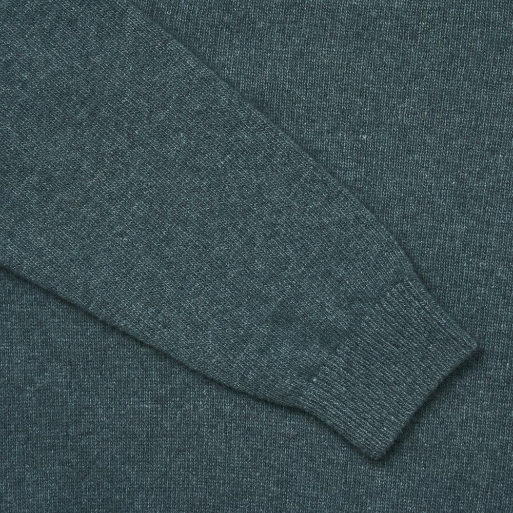 VERNO 24Fw Fox Crew-Neck Knit Green